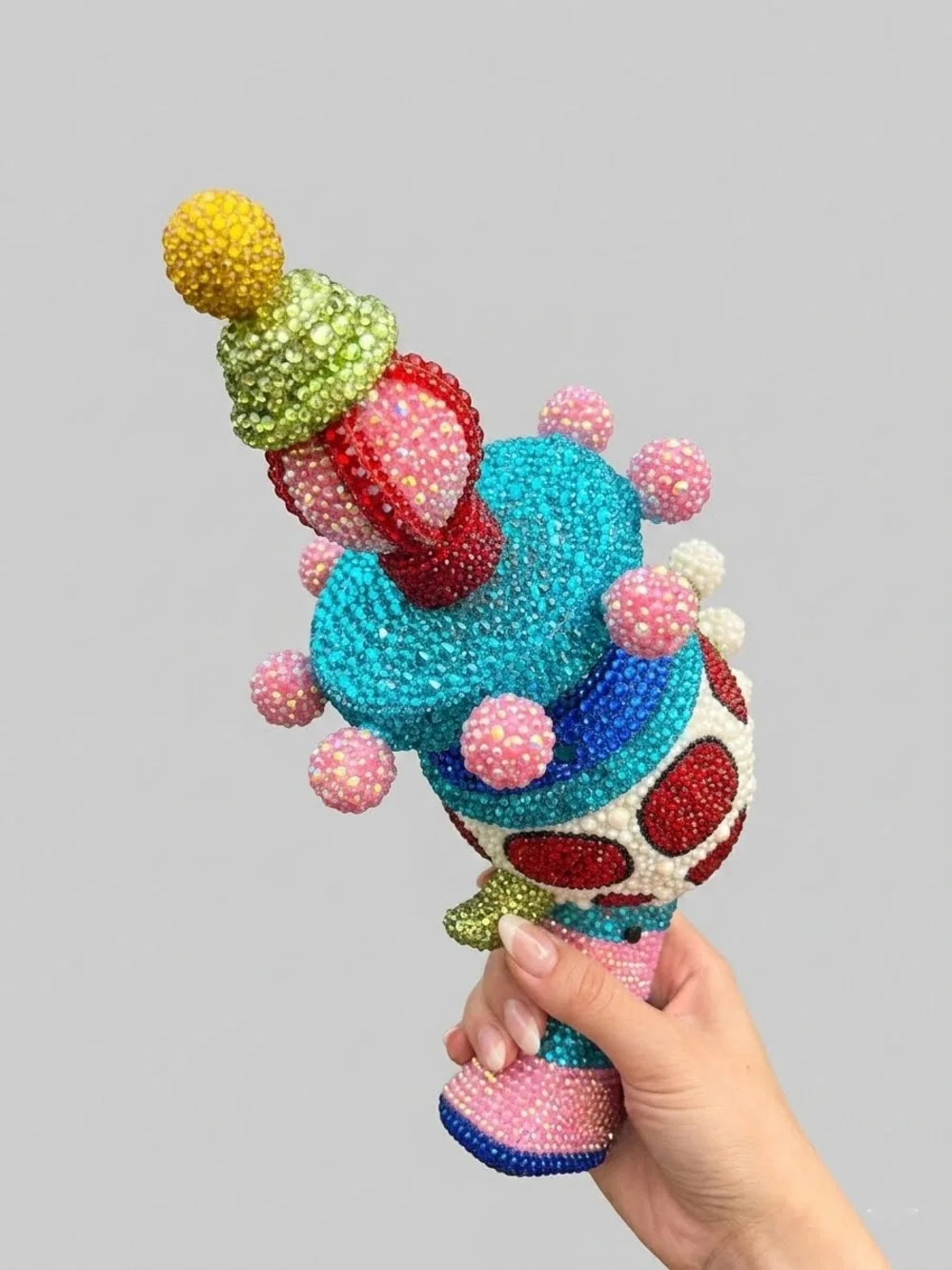 Killer Klowns of Outer Space Cotton Candy Blaster Toy - Rhinestoned -Custom Made